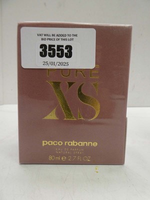 Lot Paco Rabanne Pure XS edp 80ml