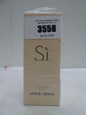 Lot Giorgio Armani Si edp Intense 100ml