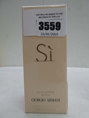 Lot Giorgio Armani Si edp Intense 100ml