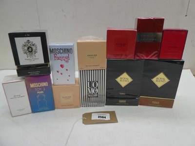 Lot 12 assorted fragrances including Moschino,...