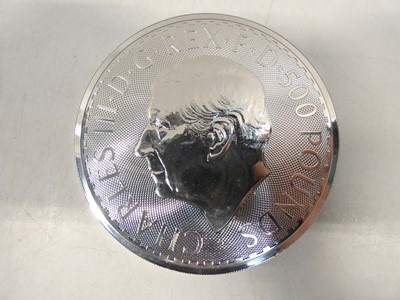 Lot 2066 - 2024 1KG .999 Fine Silver £500 Britannia with...