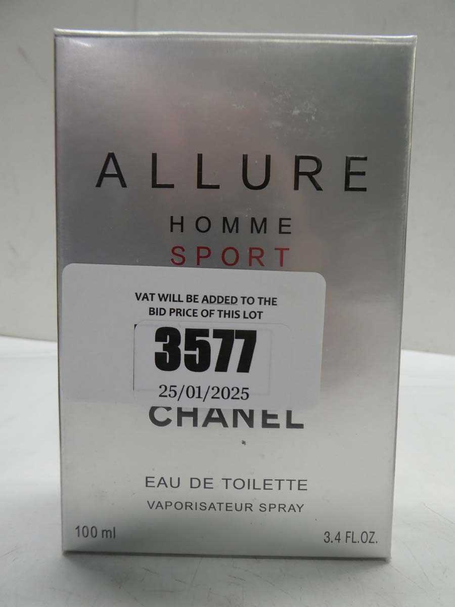 Lot Chanel Allure Homme Sport edt 100ml