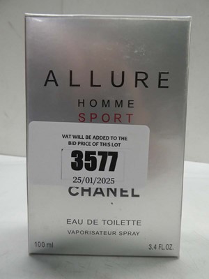 Lot Chanel Allure Homme Sport edt 100ml