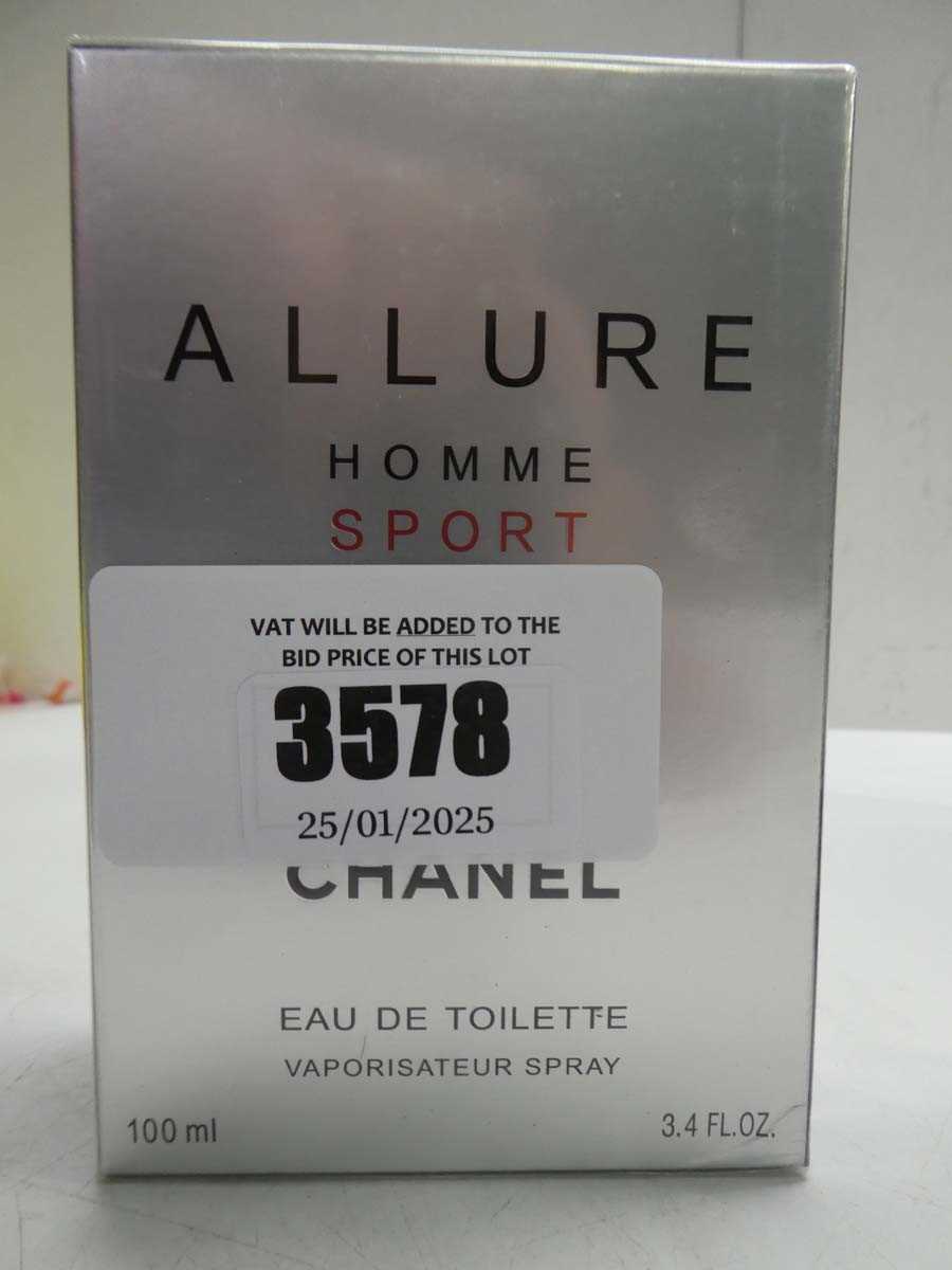 Lot Chanel Allure Homme Sport edt 100ml