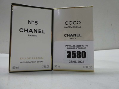 Lot Chanel No. 5 edp 50ml & Coco Mademoiselle edp...