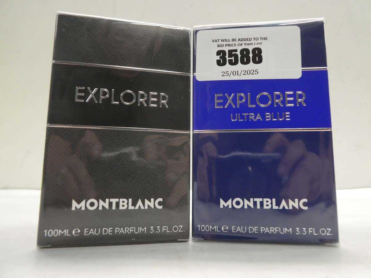 Lot Montblanc Explorer edg 100ml & Explorer Ultra...