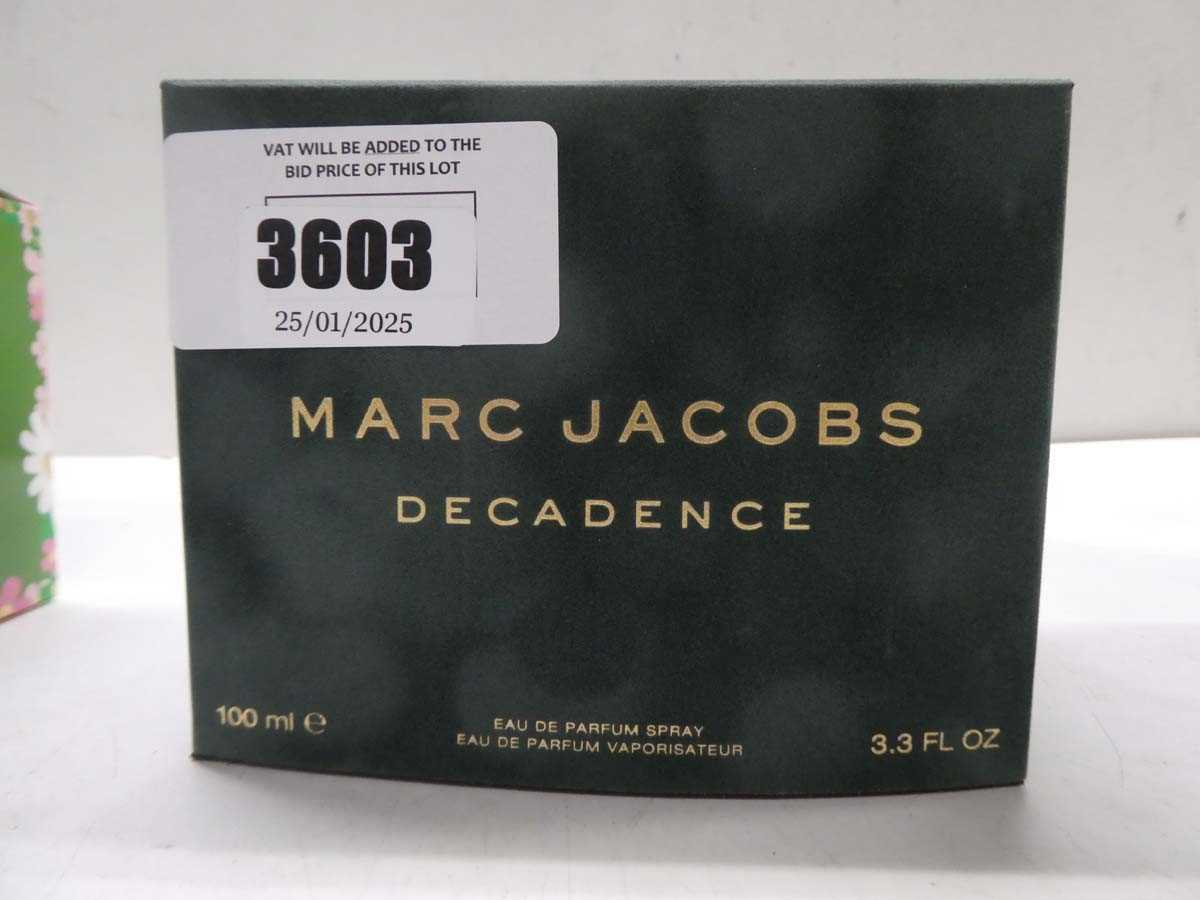 Lot Marc Jacobs Decadence edp 100ml