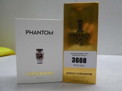 Lot Paco Rabanne 1 Milliom edt 100ml & Phantom...