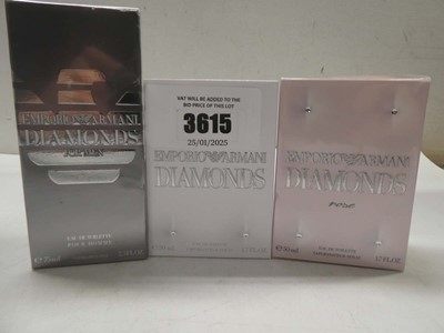 Lot Emporio Armani Diamonds edp 50ml, Diamonds Roe...