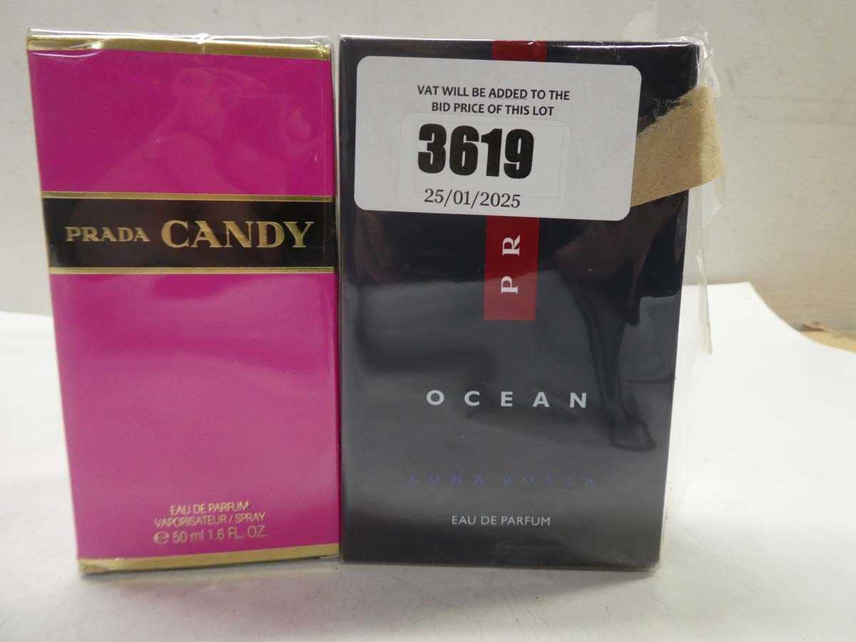 Lot Prada : Ocean Luna Ross edp 100ml and Candy...