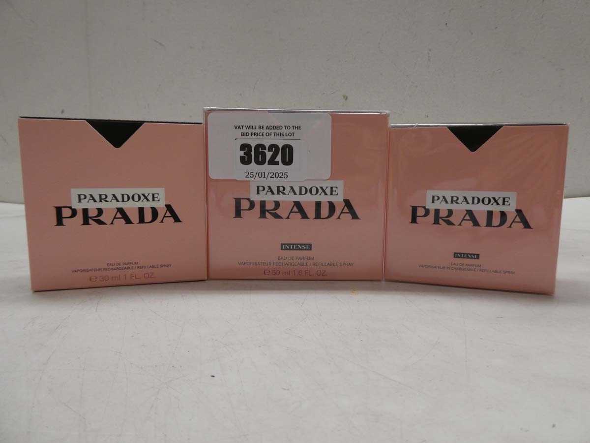 Lot 2 x Prada Paradoxe Intense edp 50ml & 30ml and...