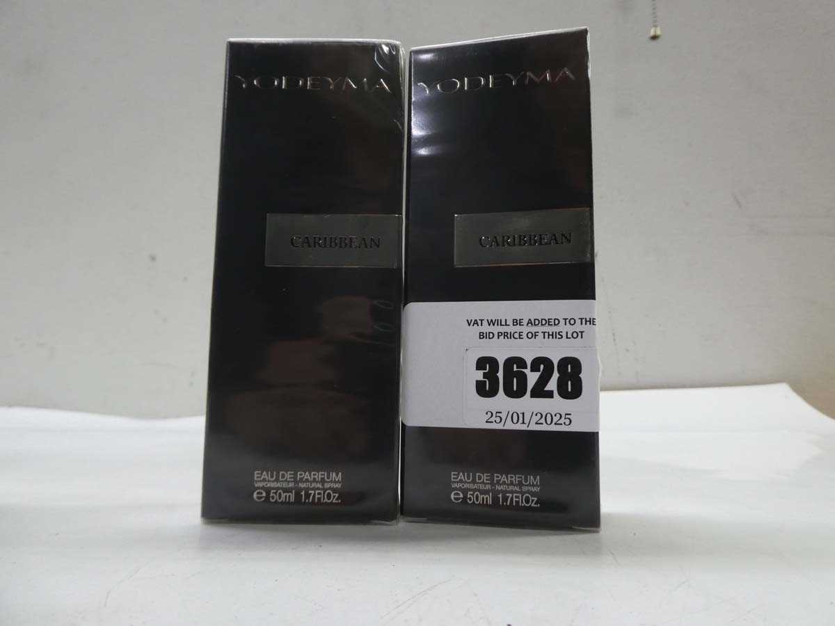 Lot 2 x Yodeyma Caribbean edp 50ml