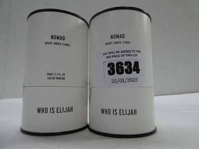 Lot 2 x Who is Elijah Nomad edp 50ml