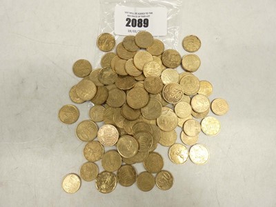 Lot 2089 - Quantity of Euro cents, mostly 50's & 20's