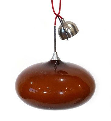 Lot 60 - A Danish perspex ceiling light in the manner...