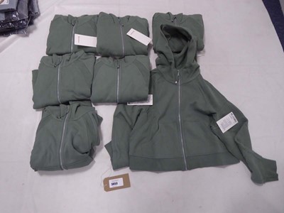 Lot 7x Lulu Lemon scuba oversized full-zip hoodies