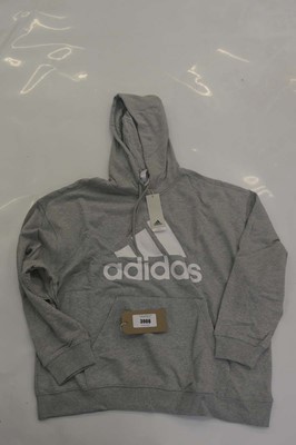 Lot 3908 - A bag containing 5 Adidas hoodies in various...