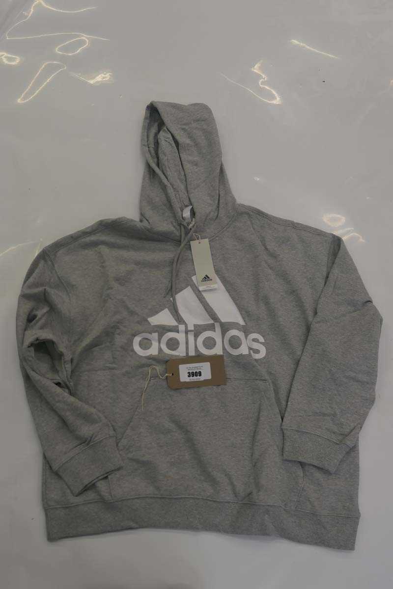 Lot 3909 - A bag containing 5 Adidas hoodies in various...