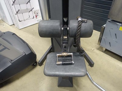 Lot 3015 - Lap pull down machine with V-bar, 2 wide pull...