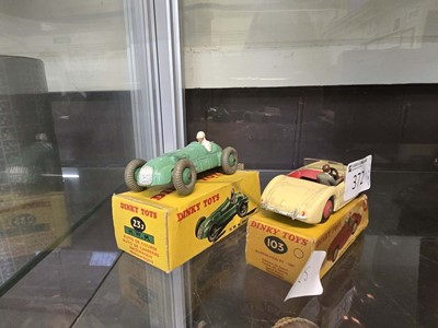 Lot 372 - Two boxed Dinky toys one marked to base '23J H....