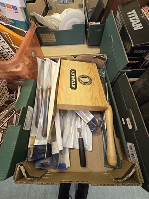 Lot 479 - A tray containing a quantity of wood turning...