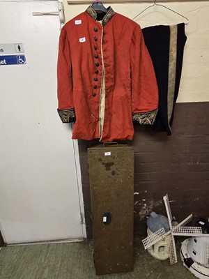 Lot 15 - A red military Lord Lieutenants uniform with...