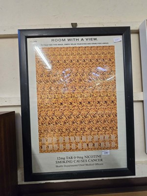 Lot 190 - Benson & Hedges advertising poster ‘Hidden...