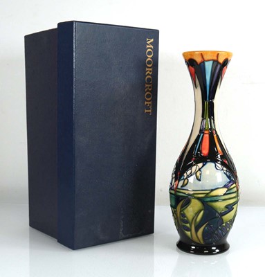 Lot 305 - A limited edition Moorcroft vase of slender...