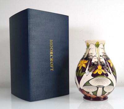 Lot 307 - A master copy Moorcroft vase decorated with...