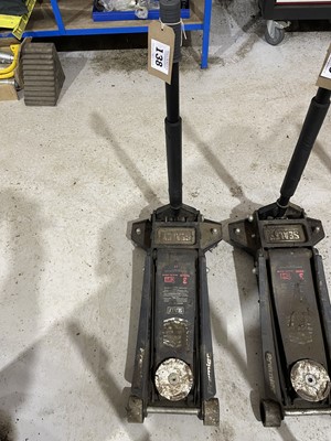 Lot 138 - Sealey Premier 3 tonne hydraulic trolley jack