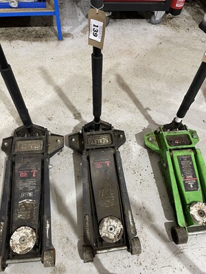 Lot 139 - Sealey Premier 3 tonne hydraulic trolley jack