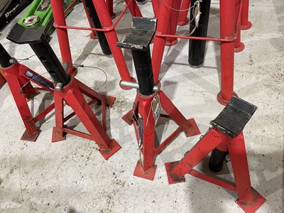 Lot 150 - Set of Sealey 5 tonne adjustable axle stands