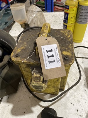 Lot 111 - 110v transformer