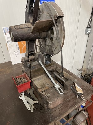 Lot 46 - Draper single phase electric steel cut off saw...