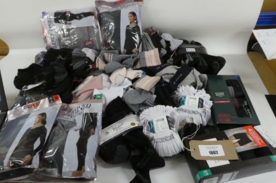 Lot 1802 - A mixed lot of men's and women's socks, base...