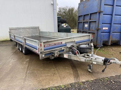 Lot 3 - Brian James Connect 5m triple axle tilt bed...