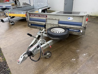 Lot 4 - Brian James Connect 3m twin axle flat bed...