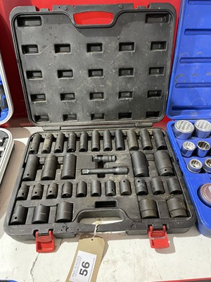 Lot 56 - Sealey Premier 1/2" impact socket set