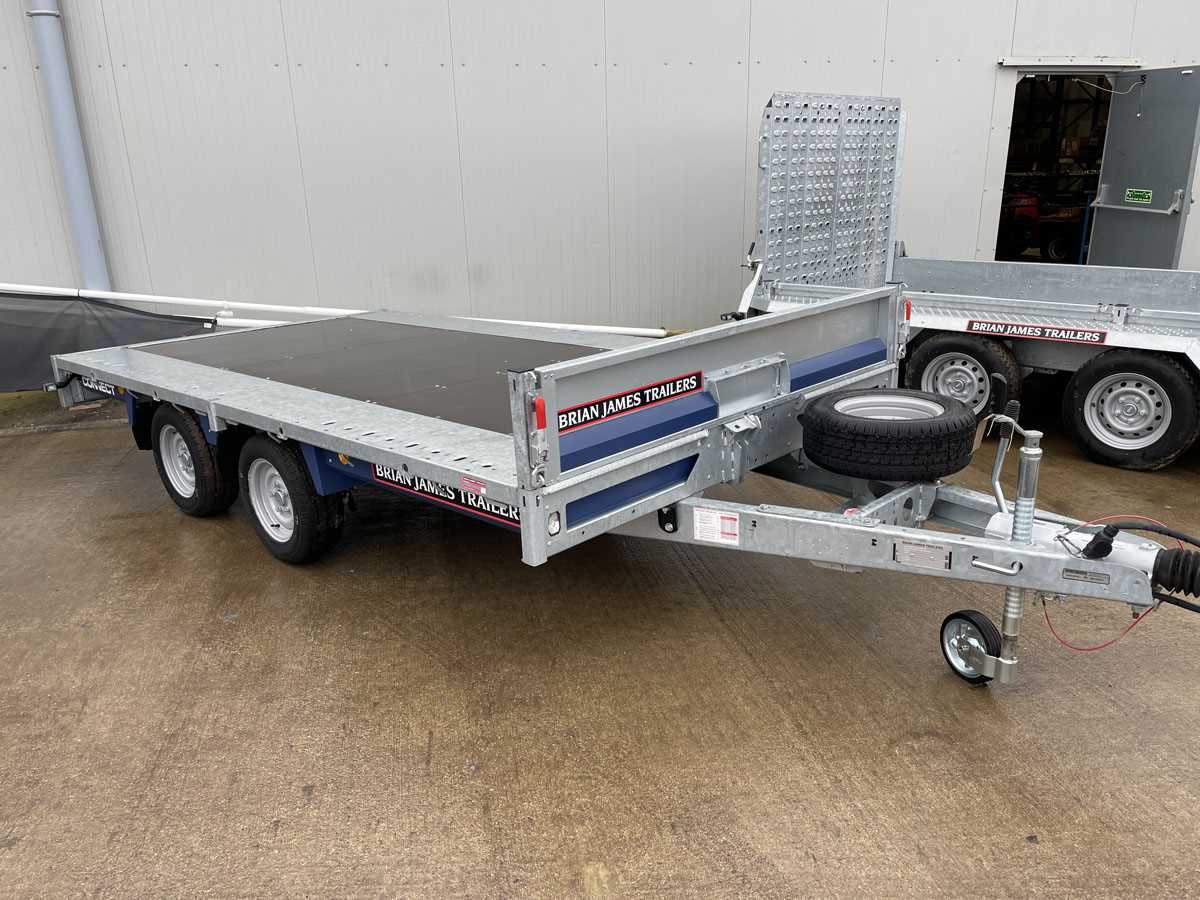 Lot 6 - Brian James Connect 3.5m twin axel flat bed...