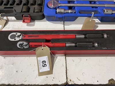 Lot 59 - Tengtools TEX1238 2 piece torque wrench set