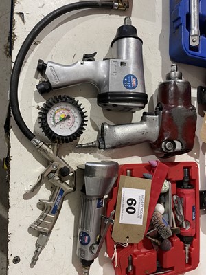 Lot 60 - Sealey 1/2" drive air operated wrench,...