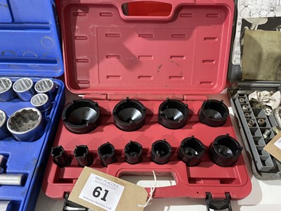 Lot 61 - Sealey 11 piece ball joint socket set