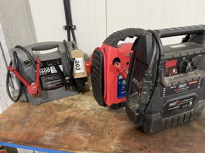 Lot 203 - SIP Rescue Pac 1600 battery charger booster,...