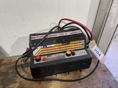 Lot 204 - Batium electronic battery charger and...