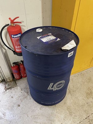 Lot 206 - 205L drum of Exol Optima 40ss 10w-40 4/oil