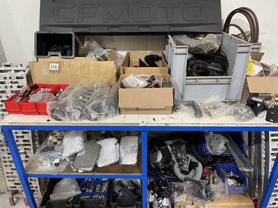 Lot 215 - Quantity of ATV spare parts to include fixings,...