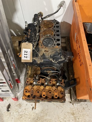 Lot 217 - 3-cylinder Yanmar diesel engine, will suit...