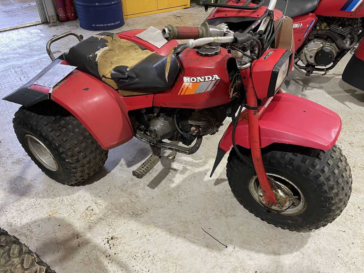 Lot 247 - (No VAT) 1984 Honda ATC125M trike