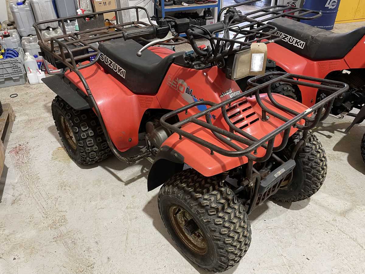 Lot 249 - (No VAT) 1986 LT-230 dual range ATV