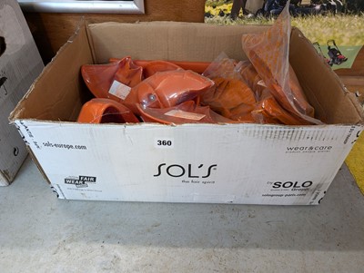 Lot 360 - Box of Stihl machine guards, mostly for...